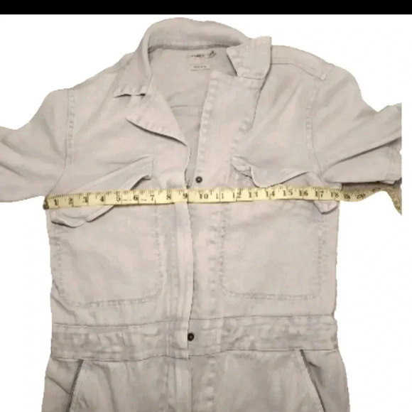 Faherty Womens Light Wash Denim Blythe Short Sleeve Jumpsuit XS - Picture 11 of 16